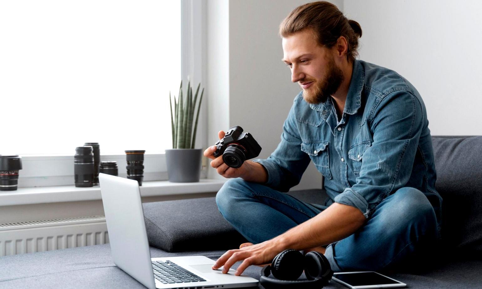 Finanzdatenanalyse auf modernem Display